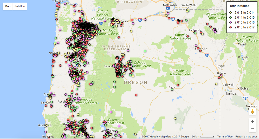 Modeling Oregon Solar Uptake with Infectious Disease Model Part 1 (Data Discovery & Processing)